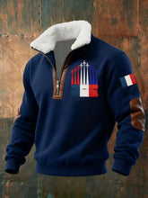 Chandail à capuchon zippé Avion De Combat Baggy Homme